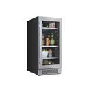 Avallon Stainless Steel 15 in. 3.4 cu. ft. Beverage Cooler 