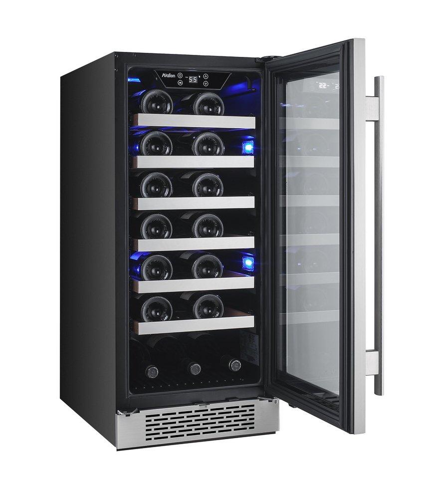 Avallon Stainless Steel 14-15/16 in. 27 Bottles Wine Cooler 