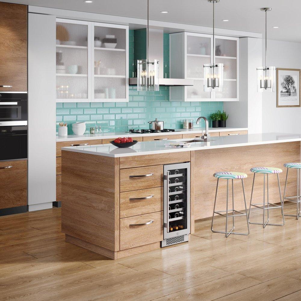 Avallon Stainless Steel 14-15/16 in. 27 Bottles Wine Cooler 