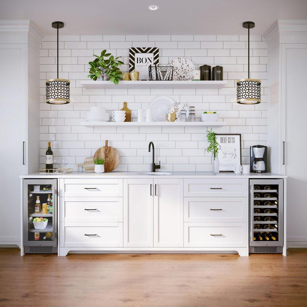 Avallon Stainless Steel 14-15/16 in. 27 Bottles Wine Cooler 