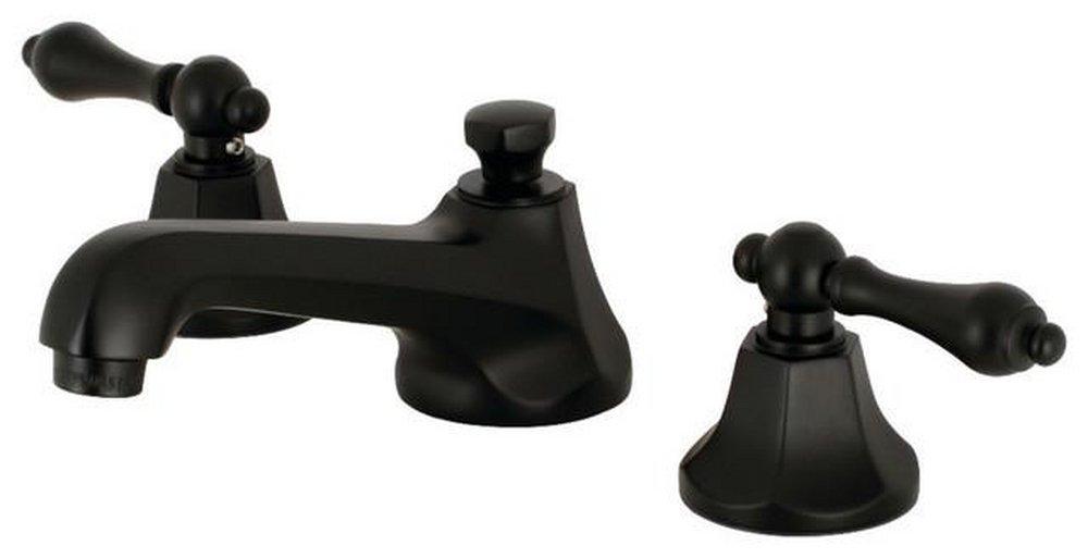 GROHE Matte Black Widespread Bathroom Sink Faucet 