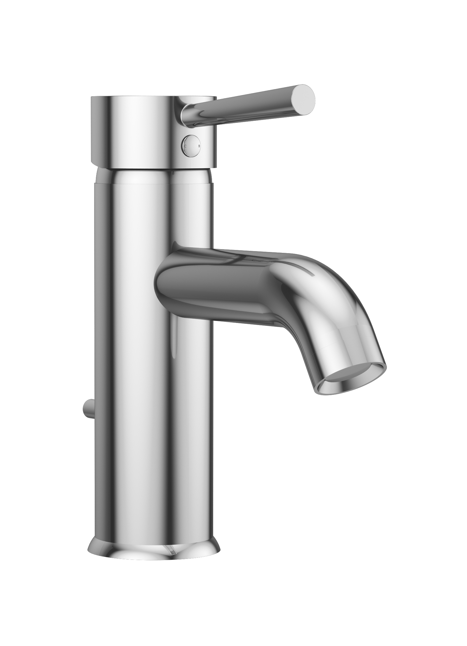 PROFLO&reg; Chrome Single Handle Monoblock Bathroom Sink Faucet 