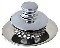 Push-Pull Drain in Chrome Plated