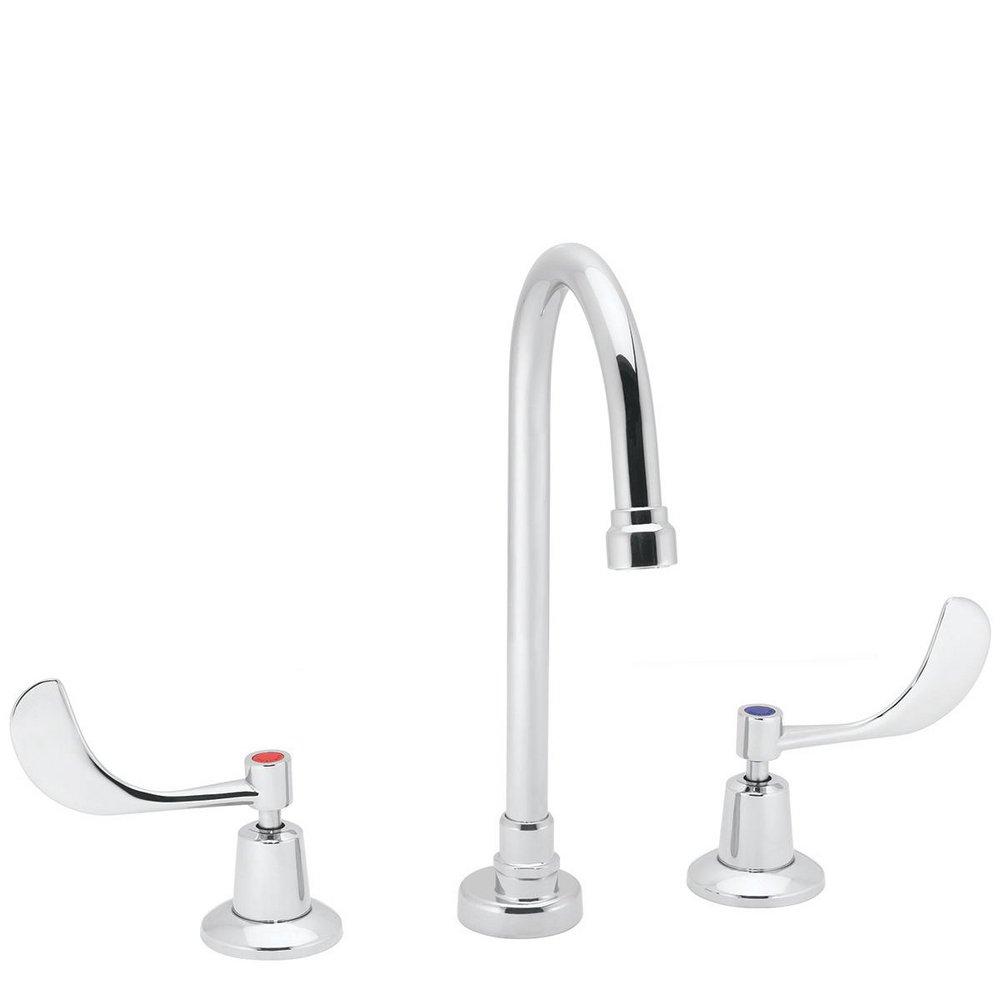 Speakman Polished Chrome Two Handle Widespread Bathroom Sink Faucet 