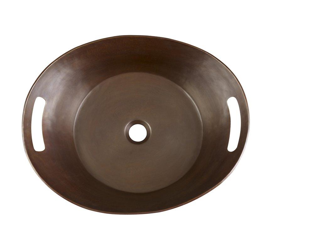 Thompson Black Copper 1-Bowl Vessel Lavatory Sink 