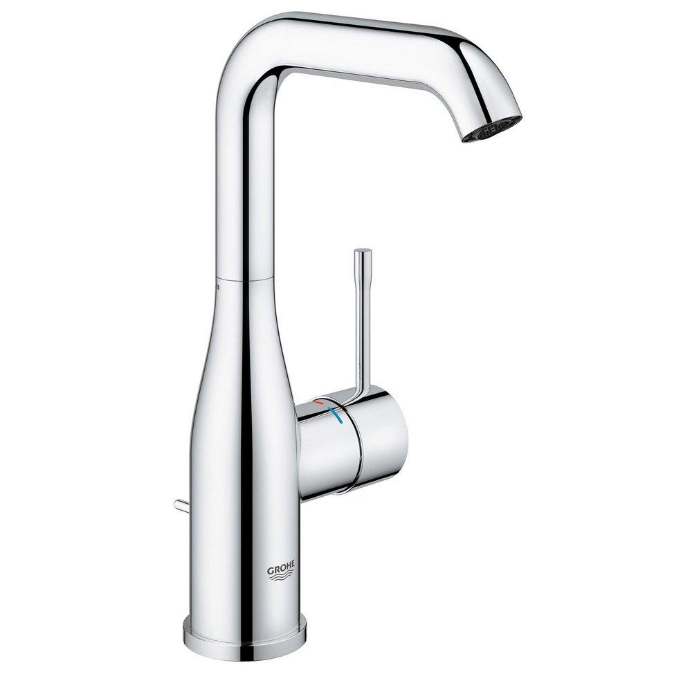 GROHE StarLight&reg; Polished Chrome Single Handle Bathroom Sink Faucet 