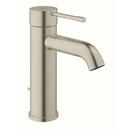 GROHE Brushed Nickel Infinity Finish&trade; Single Handle Monoblock Bathroom Sink Faucet 