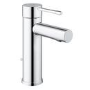 GROHE StarLight&reg; Polished Chrome Single Handle Monoblock Bathroom Sink Faucet with Straight Spout 