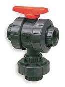 Chemtrol Oiled Bronze Gilded CPVC Full Port FNPT 150# Ball Valve 