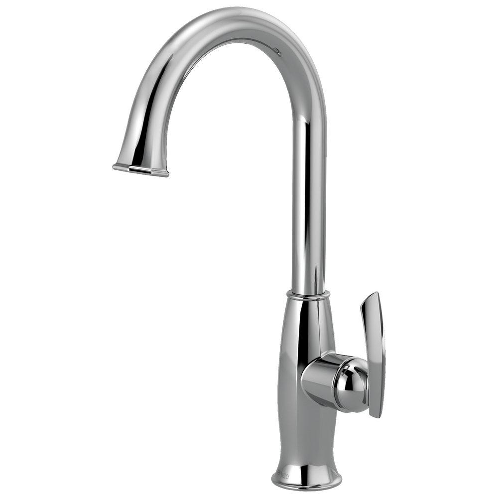 Brizo Chrome Single Handle Lever Handle Bar Faucet 