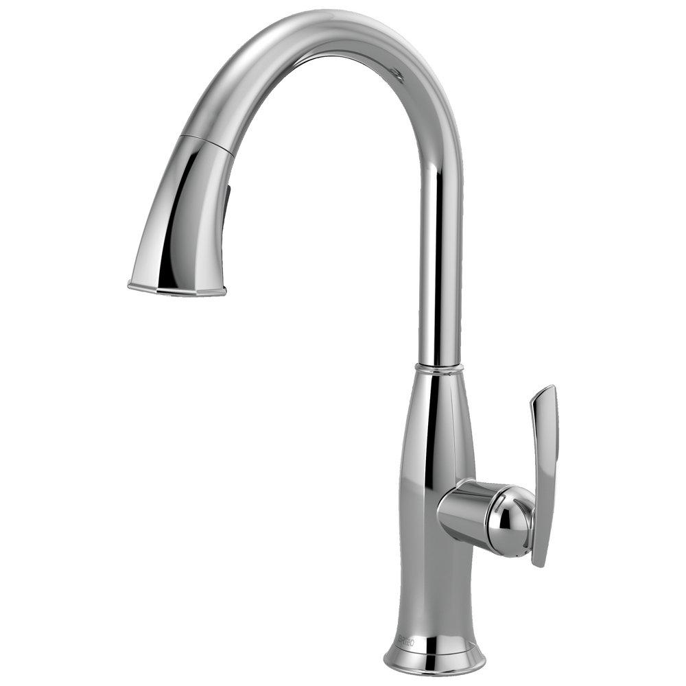 Brizo Chrome Single Handle Pull Down Kitchen Faucet 