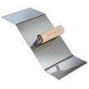 Kraft Tool Company Stainless Steel Bottom Hand Curb and Gutter Tool with ProForm Soft Grip Handle 