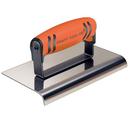 Kraft Tool Company Polished 1-1/2 in. Stainless Steel Cement Hand Sidewalk Edger with 1/4 in. Radius 