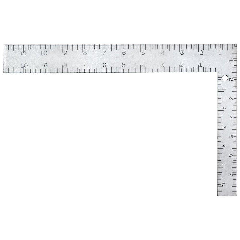 Kraft Tool Company Polished Steel English or Metric Square 