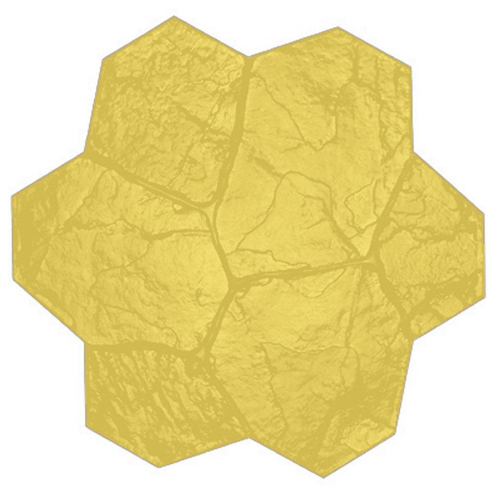 Kraft Tool Company Yellow Random Stone Texture Mat in Yellow 