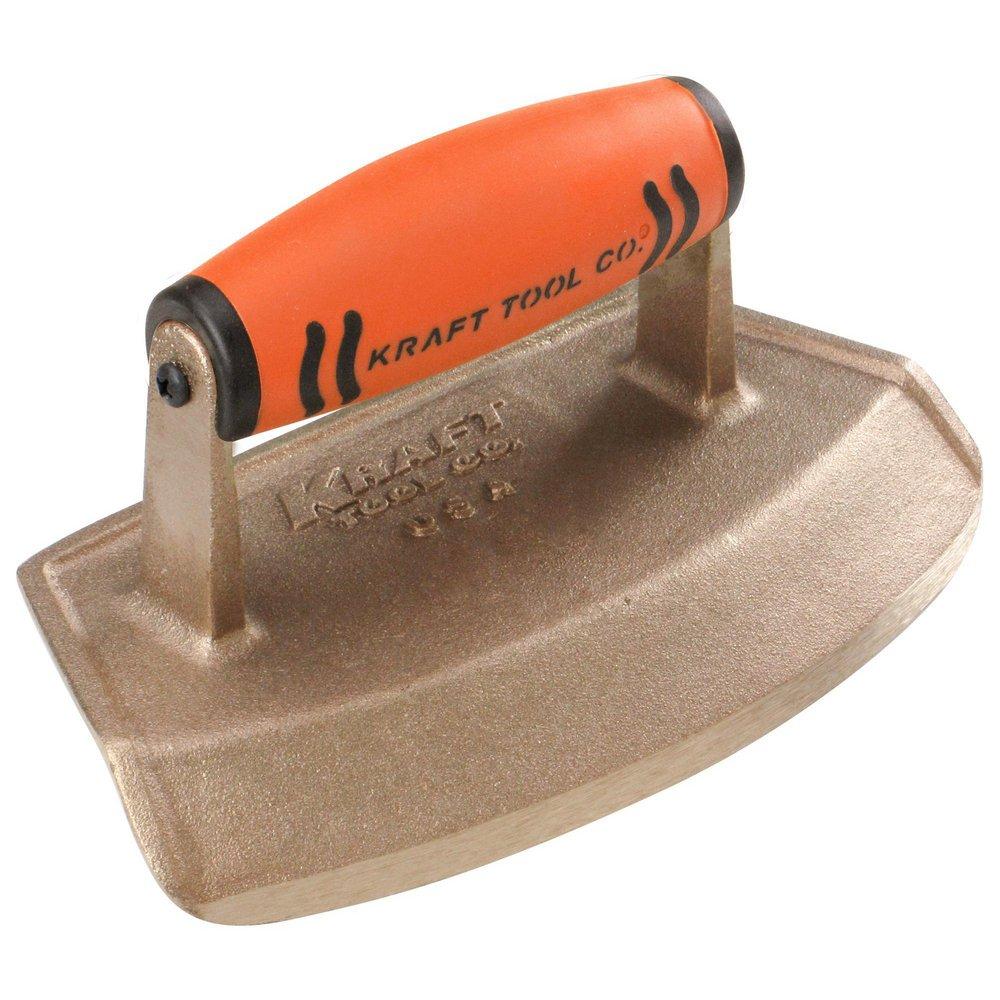 Kraft Tool Company Rustic Bronze 4 x 18 in. Chamfer Tube Bronze Edger with ProForm Soft Grip Handle 