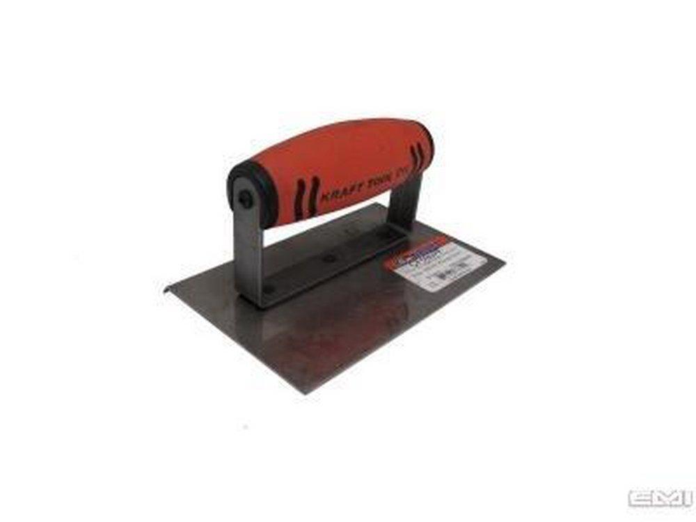 Kraft Tool Company Polished Brass 4 in. Stainless Steel 45 Degree Angle Carpet Hand Edger 