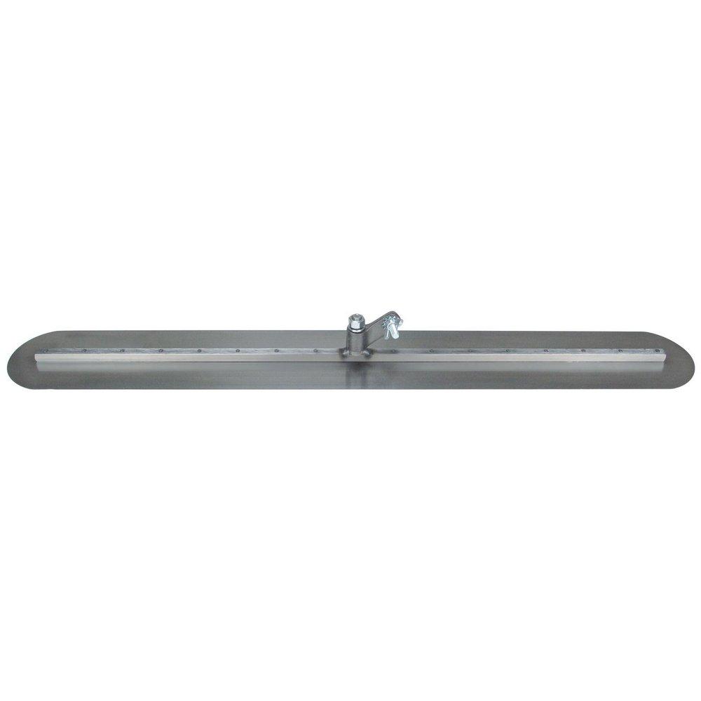 Kraft Tool Company Blue 5 in. Round End Steel Trowel with Swivel Bracket 