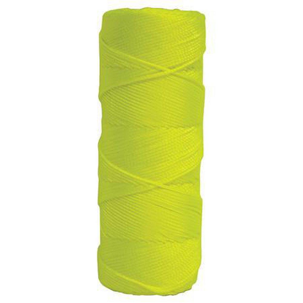Kraft Tool Company Fluorescent Yellow 500 ft. Tube Braided Nylon Line 