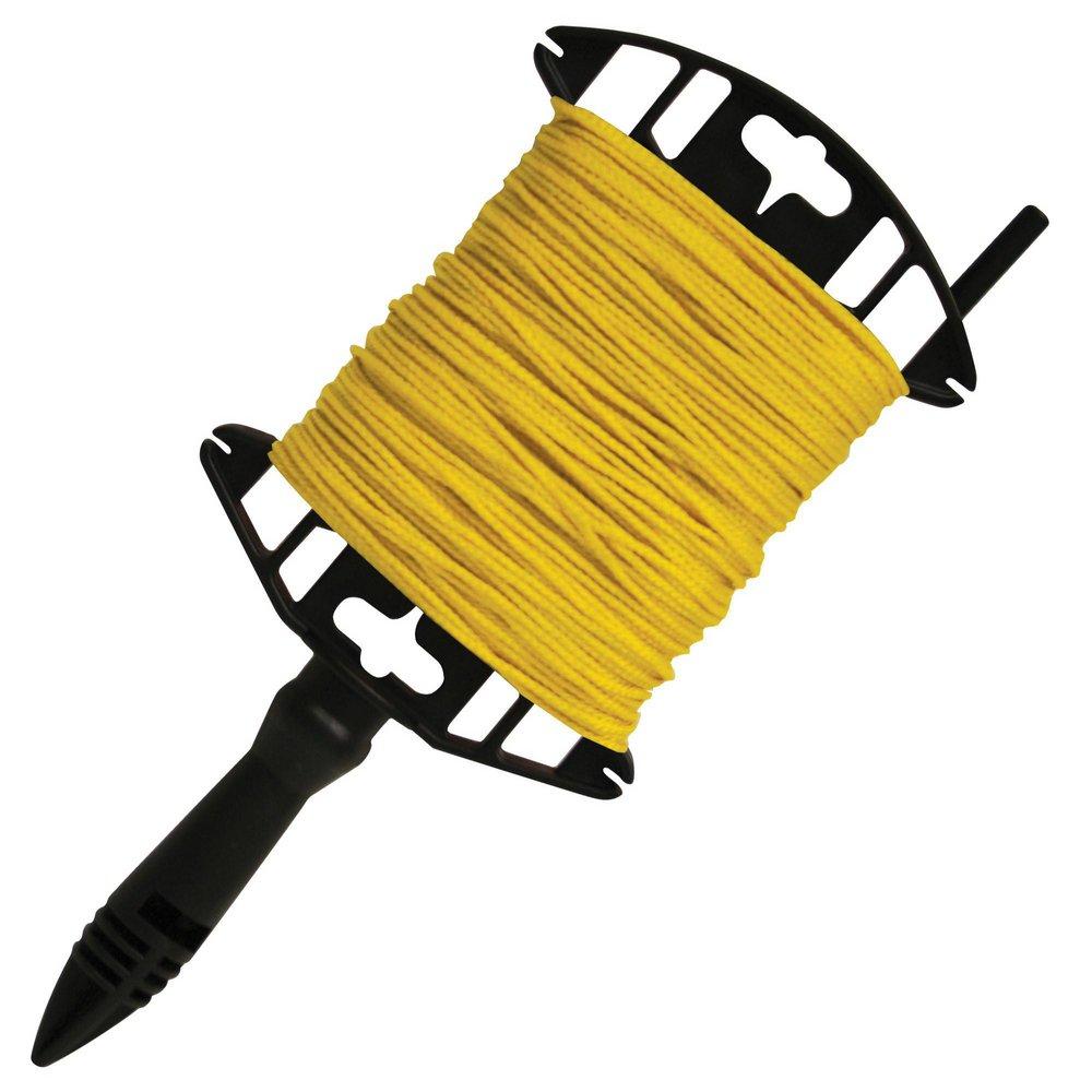 Kraft Tool Company Yellow 250 ft. Winder Braided Nylon Line 