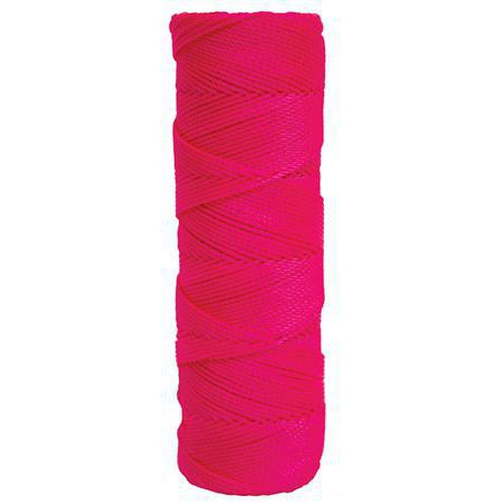 Kraft Tool Company Fluorescent Pink 350 ft. Tube Twisted Nylon Line 