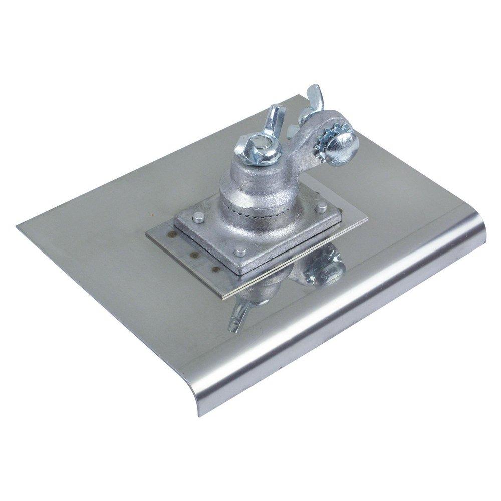 Kraft Tool Company Brushed Stainless Steel 6 in. Walking Edger with 1/2 in. Radius 