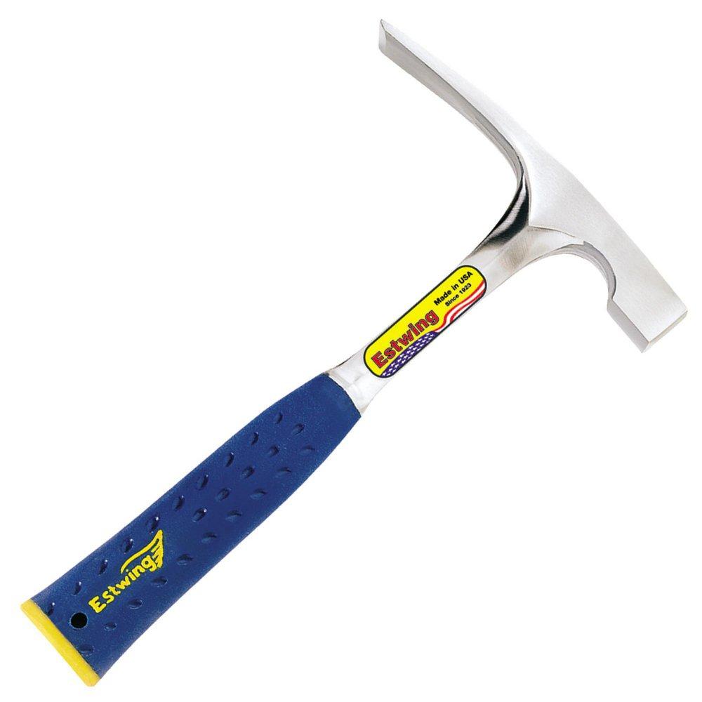 Kraft Tool Company White Steel 10-1/2 in. Brick Hammer 