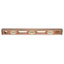 Kraft Tool Company Mahogany Stainless Steel Bound Mahogany Wood Level 