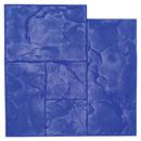 23 in. Ashlar Cut Texture Mat in Blue