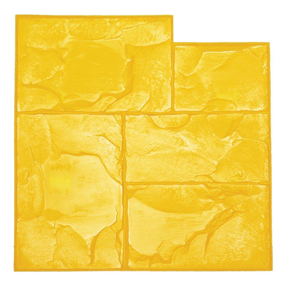 Kraft Tool Company Yellow Ashlar Cut Texture Mat in Yellow 