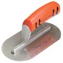 Kraft Tool Company Polished Brass 4 in. Mini Pool Trowel with ProForm Soft Grip Handle 