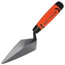 Kraft Tool Company Black Nickel 2-1/2 in. Forged Steel Pointing Trowel with 5-1/2 in. Blade and ProForm Soft Grip Handle 