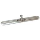 Kraft Tool Company Unlacquered Polished Brass 3-1/4 in. Round End Extruded Magnesium Walking Float with All-Angle Bracket 