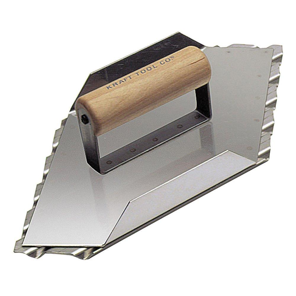 Kraft Tool Company Oil Rubbed Bronze 5-1/2 in. Safety Ramp Hand Left Groover with 3/4 in. Spacing and Wood Handle 