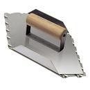 Kraft Tool Company Black/Antique Brass 5-1/2 in. Safety Ramp Hand Right Groover with 3/4 in. Spacing and Wood Handle 