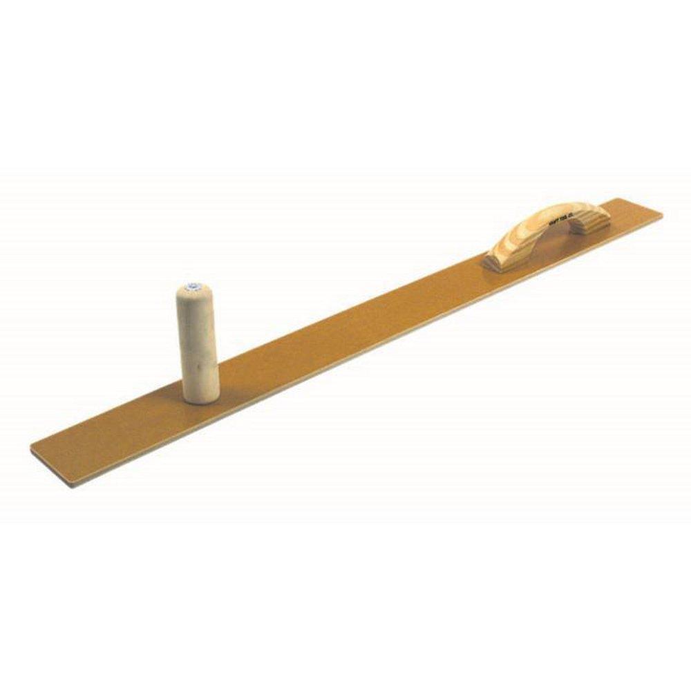 Kraft Tool Company Satin Brass 3-1/2 in. Laminated Canvas and Resin Darby with 1-Knob and 1-Handle 