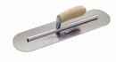 Kraft Tool Company 4 in. Carbon Steel Pool Trowel with Camel Back Wood Handle on Long Shank 