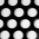 Kraft Tool Company White 8 in. Round Hole Tamper Grill (Less Handle) 