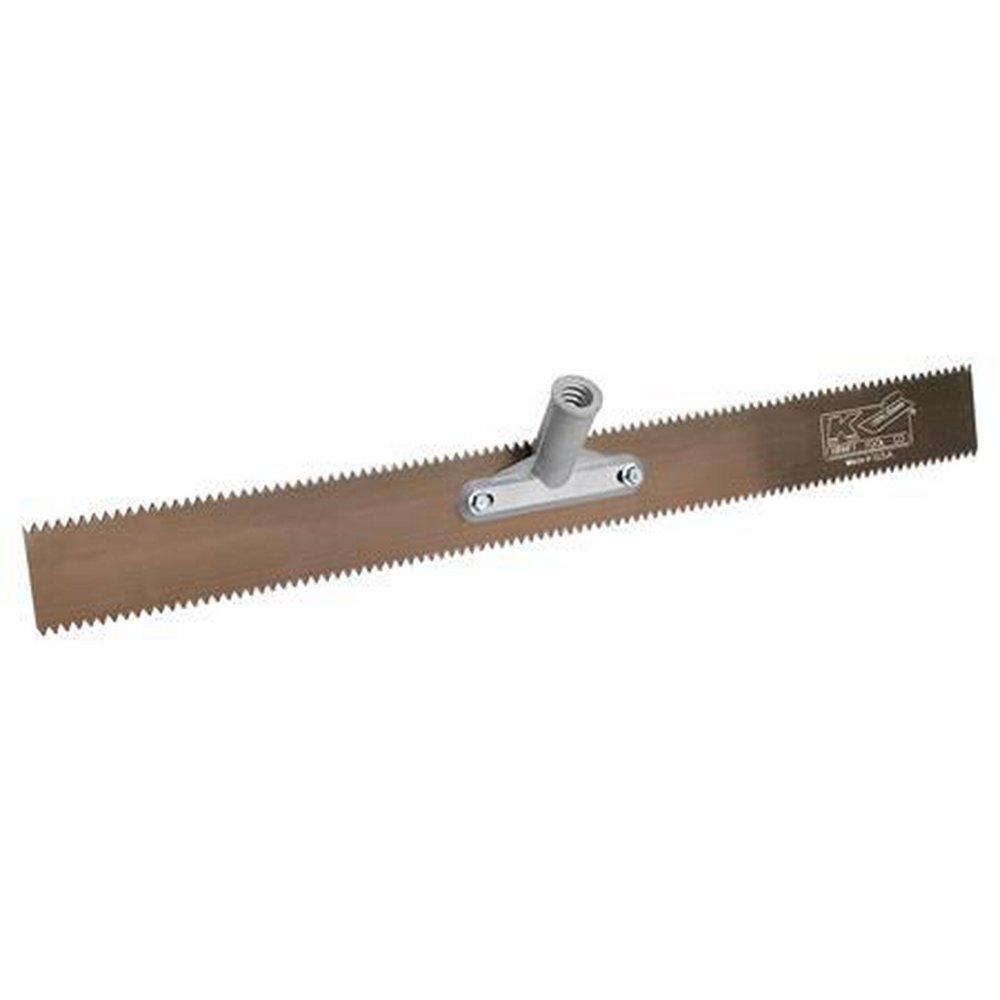 Kraft Tool Company 18 in. Double V-Notch Steel Rake Head 