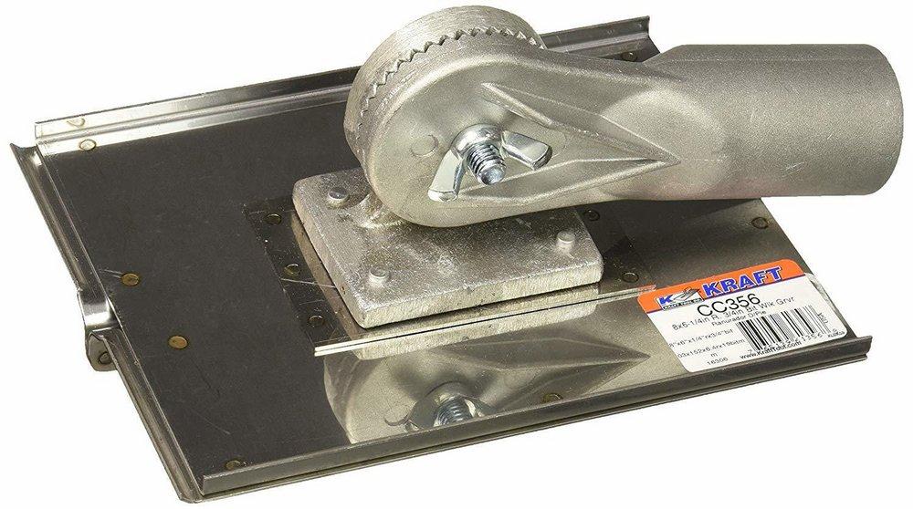 Kraft Tool Company 6 in. Walking Groover with Threaded Socket Bracket 
