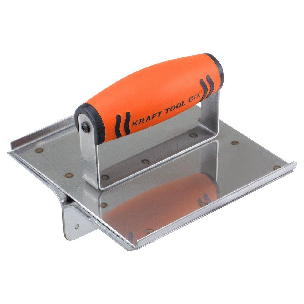 Kraft Tool Company 6 in. Stainless Steel Hand Groover with 1/4 in. Radius and ProForm Soft Grip Handle 