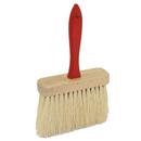 Kraft Tool Company Red Jumbo Utility Brush with Tampico Fiber Bristle and Red Wood Handle 