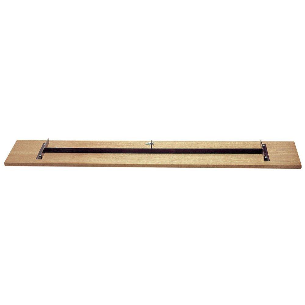 Kraft Tool Company Mahogany 7-1/4 in. Wood Bull Float with H-Bracket 