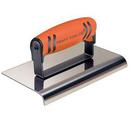 Kraft Tool Company Polished 4 in. Stainless Steel Cement Hand Sidewalk Edger with 1/2 in. Radius 