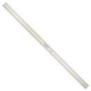 Kraft Tool Company Silver Thick Straightedge in Silver 
