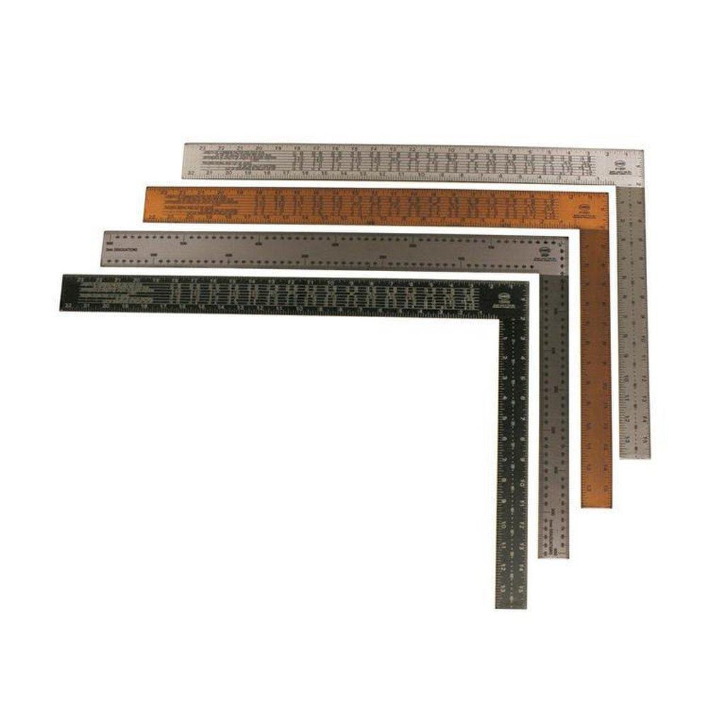 Kraft Tool Company Black Printed Steel Square in Black 