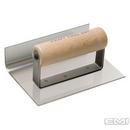 Kraft Tool Company Biscuit 4 in. Inside Curb and Sidewalk Tool with 3/4 in. Radius and ProForm Soft Grip Handle 