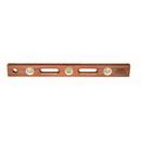 24 in. Mahogany Wood Carpenter Level with 45 Degree Vial