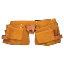 Moccasin Leather and Plastic 10-Pocket Efficiency Apron