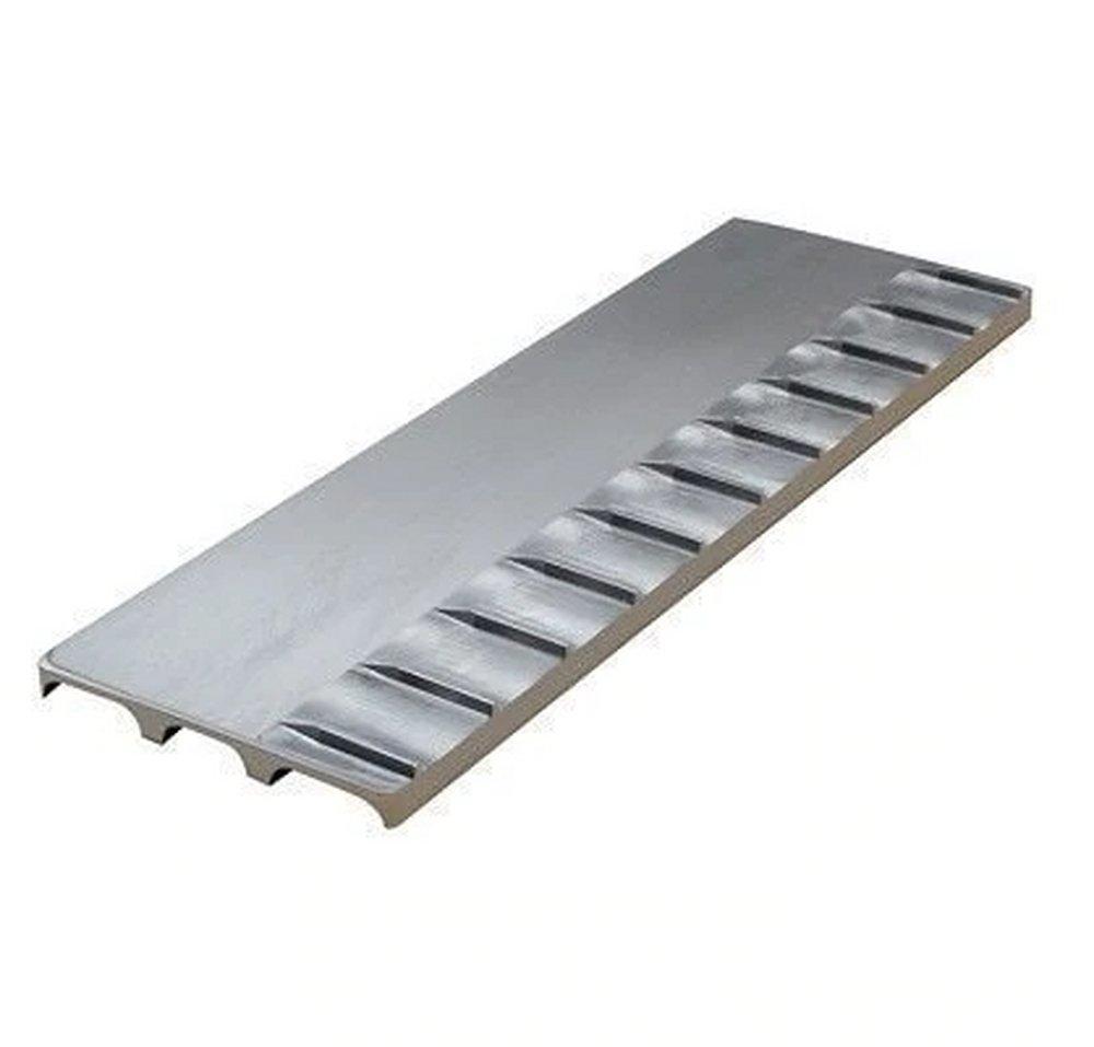 Kraft Tool Company Polished Nickel - Natural 8 in. Multi-Trac Bull Float Groover Blade with 1 in. Spacing 